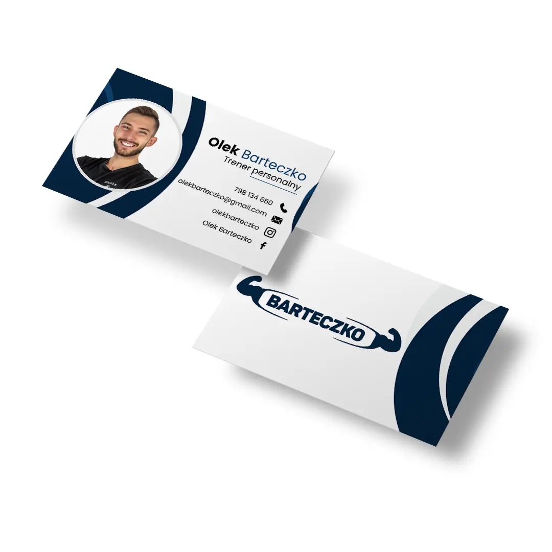 Wydruk wizytówek z gotowego projektu lub razem z projektowaniem w Jastrzębiu-Zdroju.